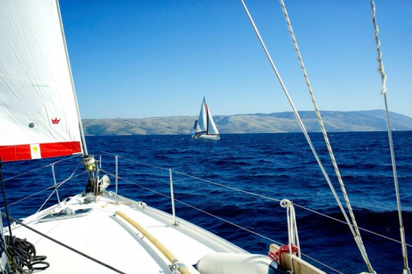 Foredeck sailing